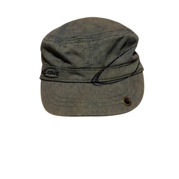 Bud Light Military Style Cadet Cap Army Green - Picture 7 of 11